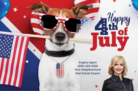 Bark for a Happy 4th Sample