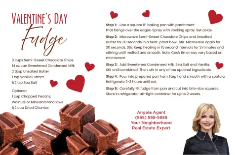 Valentines Day Fudge Recipe Sample